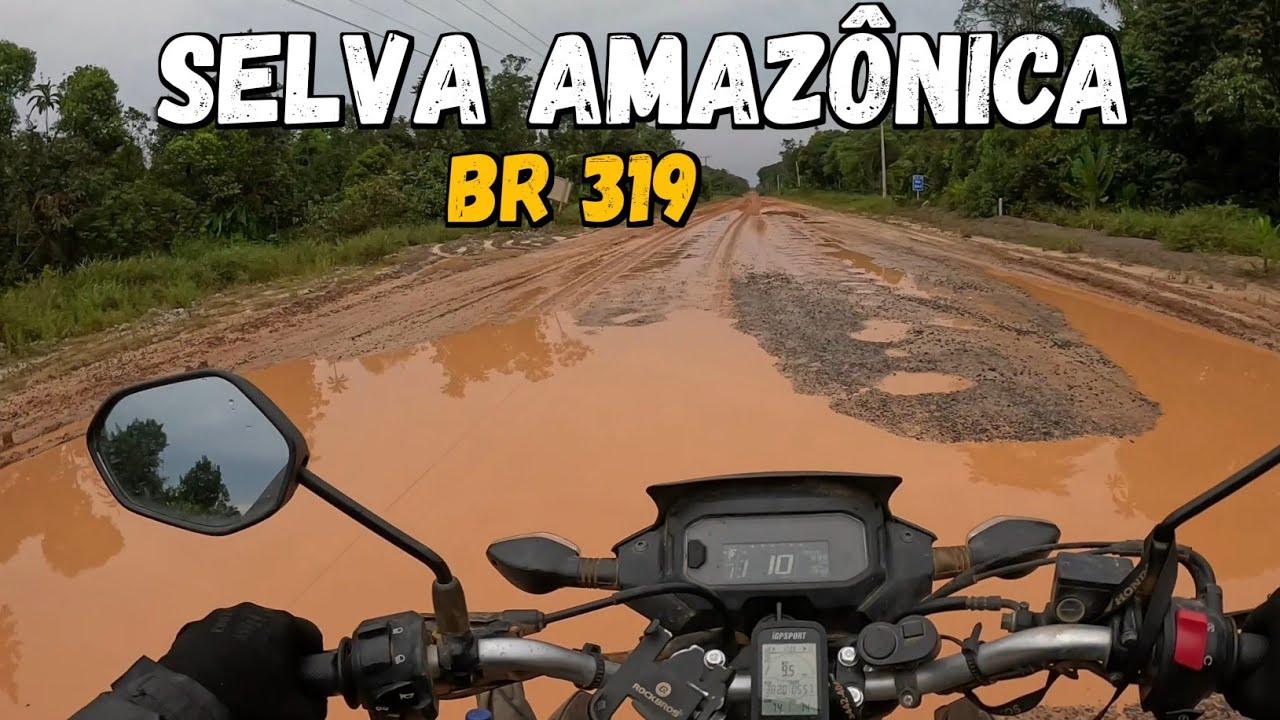 EP-42 Aqui tudo pode acontecer, atravessando a maior floresta do mundo de moto.