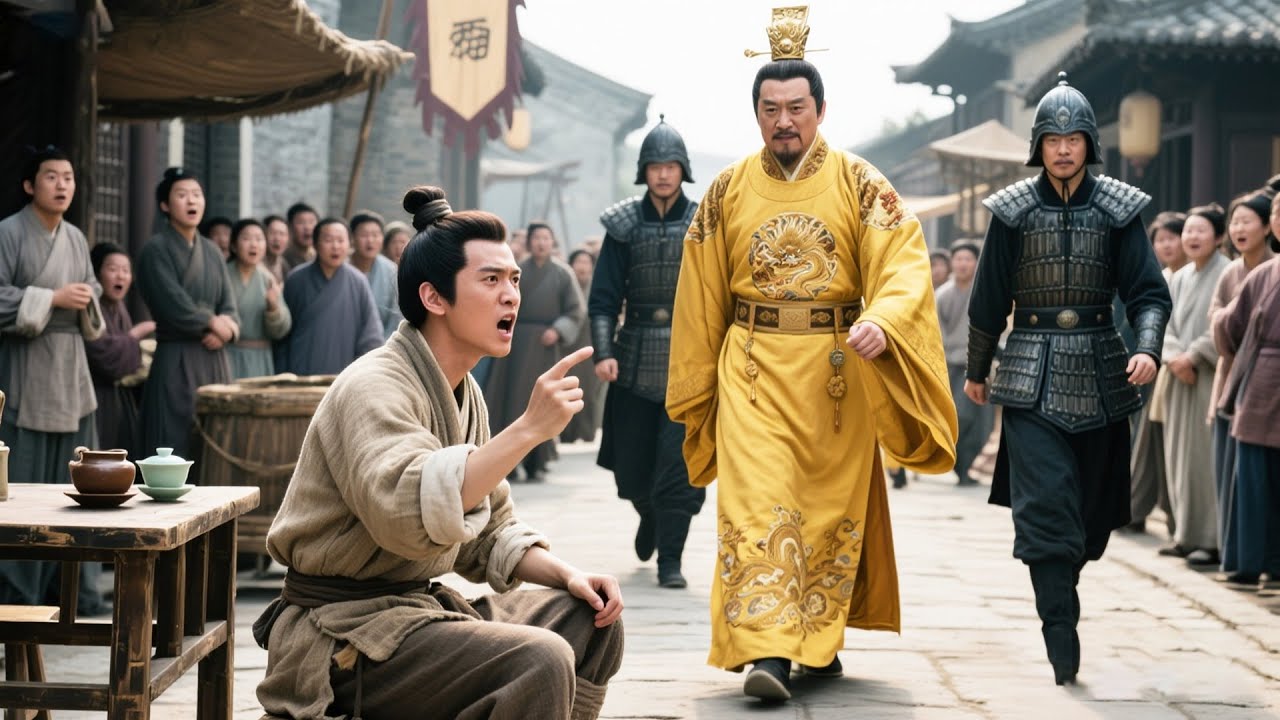 窮書生路邊辱罵皇帝，哪料皇帝下秒就出現在他旁邊，這下慘了！