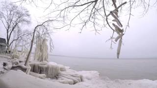 Ice House On Lake Ontario Near Rochester Youtube