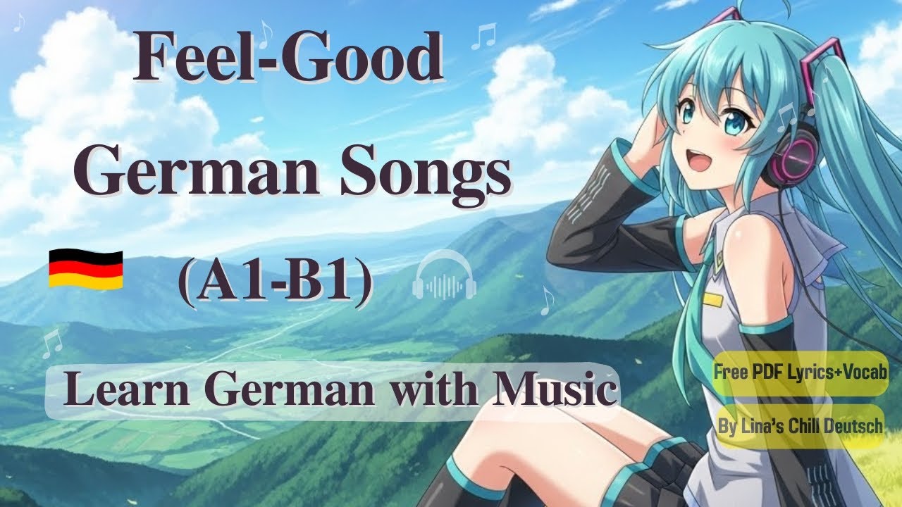Feel-Good German Songs 🇩🇪💕 | A1–B1 | Relaxing Lofi German Learning Playlist