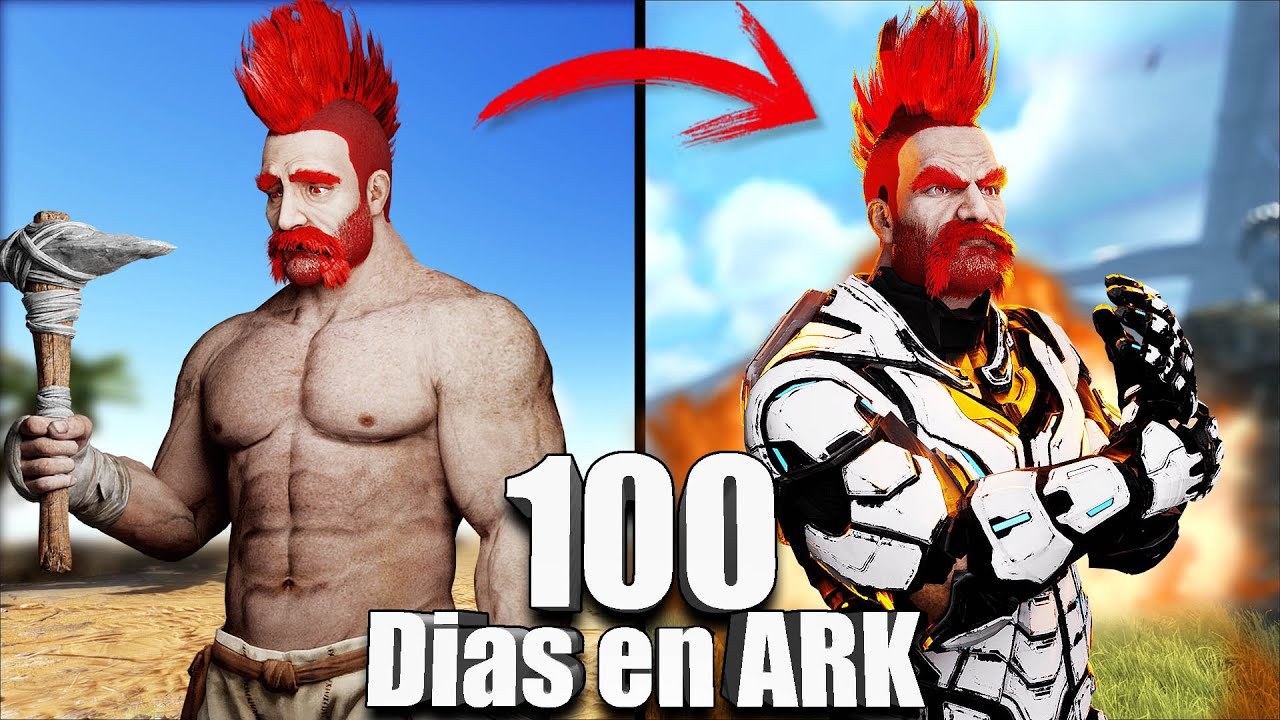 !SOBREVIVO 100 DIAS EN ARK!? (Hardcore) 🔥🦖 - Nexxuz