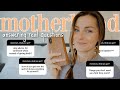 MOTHERHOOD Q&A | mom guilt, healthy home items, natural birth...scary? | MOM TALK