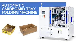 How To Use ZS-CSPM4T Industrial Automatic Cardboard Tray Former Machine for Packaging Line