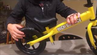 High Bounce Balance Bike Adjustable from 11'' 16'' Quick assembly perfect for Christmas morning or b