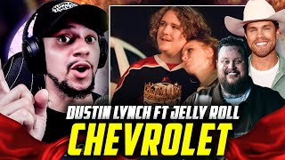 THROWBACK VIBES ON THIS ONE!!! Dustin Lynch ft Jelly Roll - Chevrolet (LIVE REACTION)