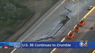 U.S. 36 Continues To Crumble As WB Lanes Open To EB Traffic