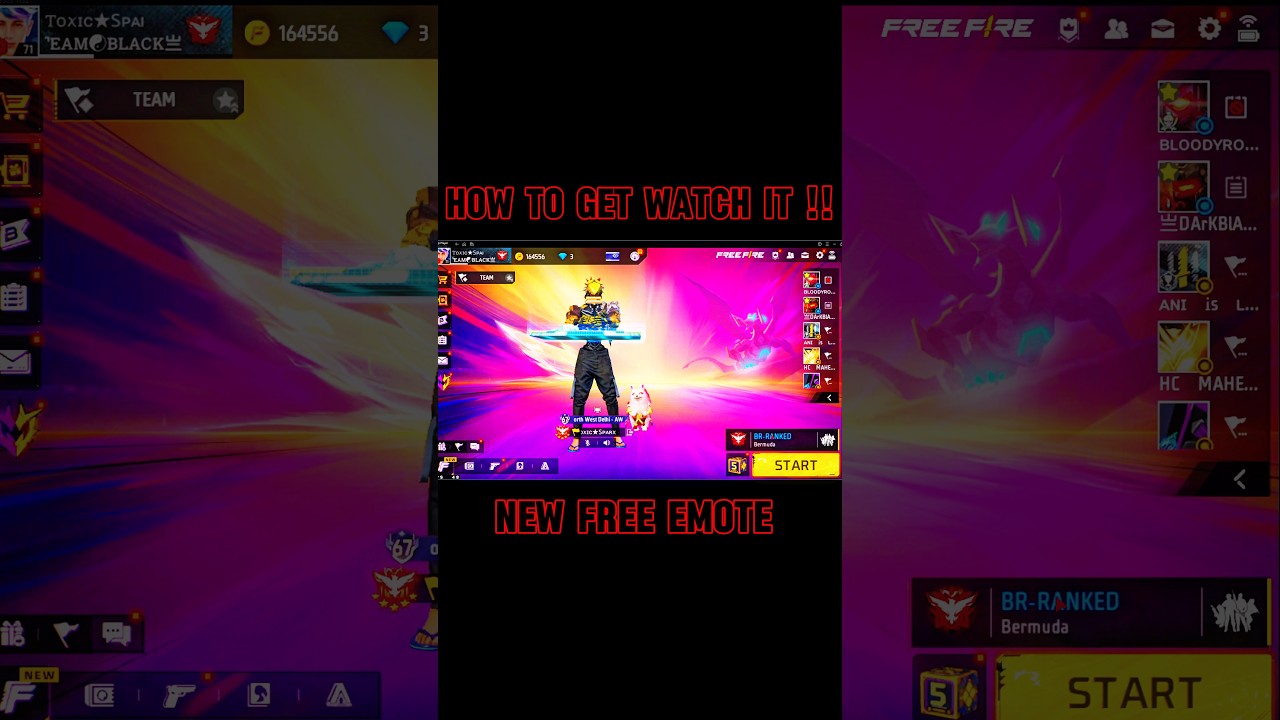 FREE EMOTE FOR ALL🗿🍷#freefire #foryou #foryoupage #shorts