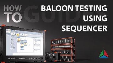 How to use sequencer in DewesoftX data acquisition software | Balloon testing example