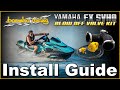 Boomba Racing Yamaha FX SVHO BOV kit install guide video