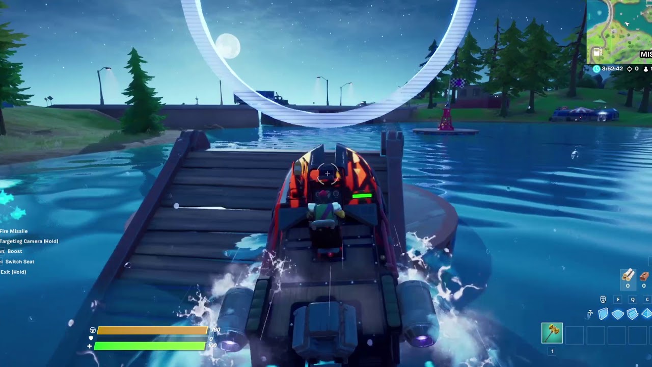 Complete a lap at Motorboat Mayhem Location - Fortnite