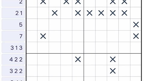 Nonogram, Easy level 16 | Mount Kilimanjaro
