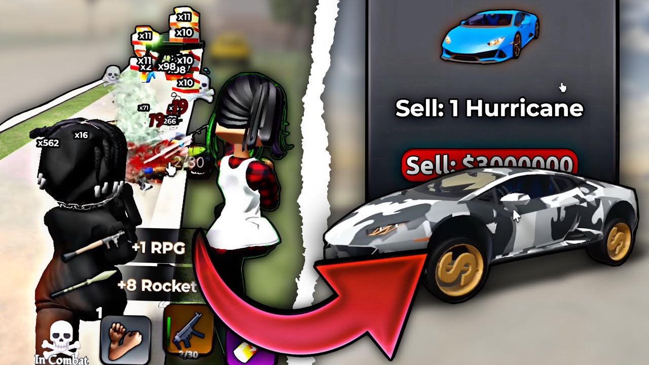 Testing Out LAMBORGHINI HURRICANE In Roblox BlockSpin 