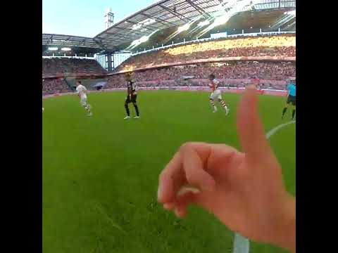 تصویر جالبی خلق کردن باکار گذاشتن دوربین روی لباس بازیکن فوتبال در آلمان 