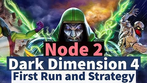 Dark Dimension 4: Node 2 - One Shot First Attempt! | DD4 Guide | Marvel Strike Force - Free to Play
