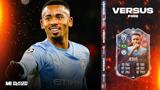 FIFA 22 VERSUS GABRIEL JESUS REVIEW | 89 VERSUS GABRIEL JESUS PLAYER REVIEW | FIFA 22 ULTIMATE TEAM screenshot 1