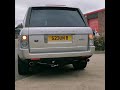 Range rover l322 3.0 td6 exhaust straight through pipe