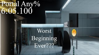 Portal Any% in 6:05.100