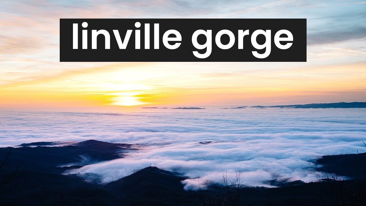 Hiking in the Linville Gorge (Table Rock) at Sunrise (4K)