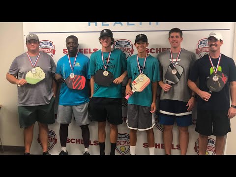 Midwest Pickleball Showcase - MD 4.5, round 1 - Thelen/Meyer vs Lee/Hong