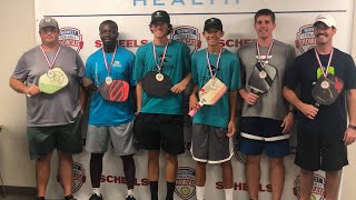 Midwest Pickleball Showcase - MD 4.5, round 1 - Thelen/Meyer vs Lee/Hong