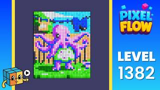 Pixel Flow Level 1382 Walkthrough Solution