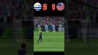 Uruguay vs Usa best penalty highlights #efootballmobile #efootball2024 #uruguay #usa