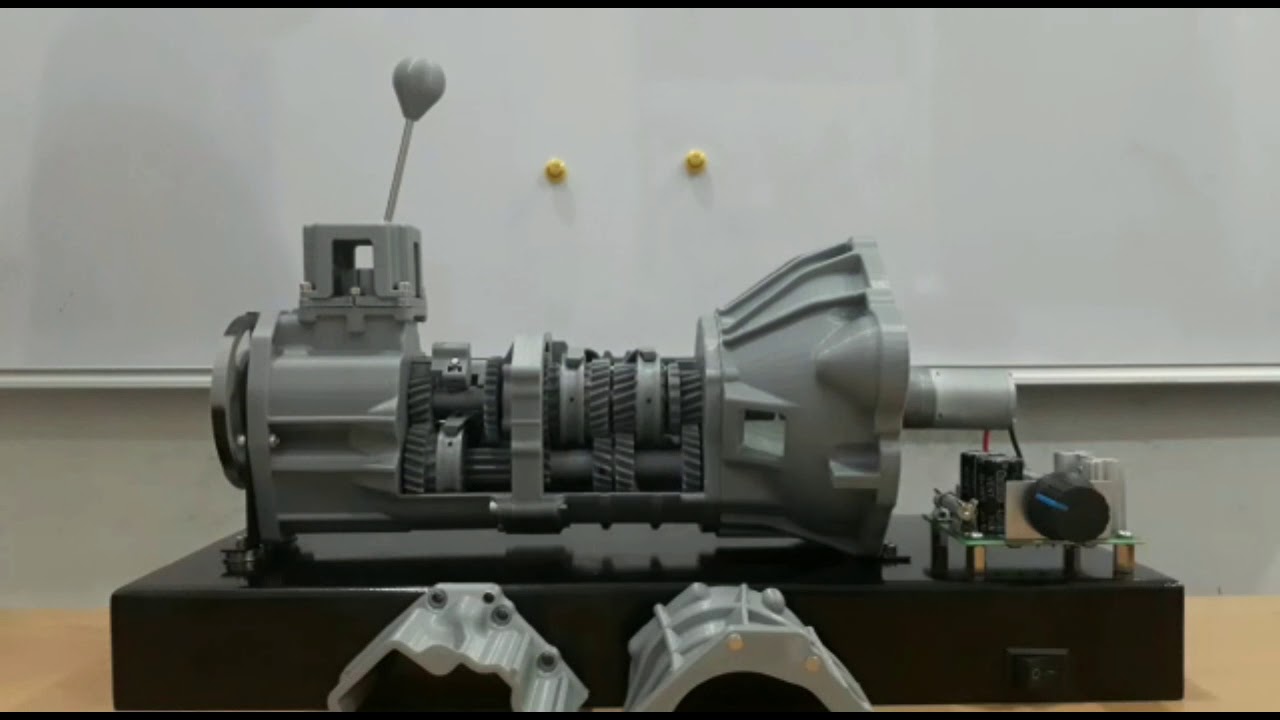 3D Printed 5 Speed Transmission (Mesin Transmisi Mobil)