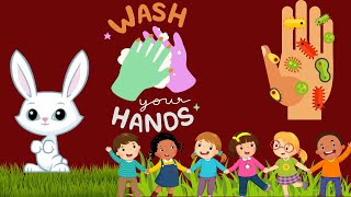 WASH HANDS SONG FOR KIDS/ HEALTHY HABIT/PERSONAL HYGIENE/EARLY EDUCATIONAL VIDEO/ NURSERY RHYMES.