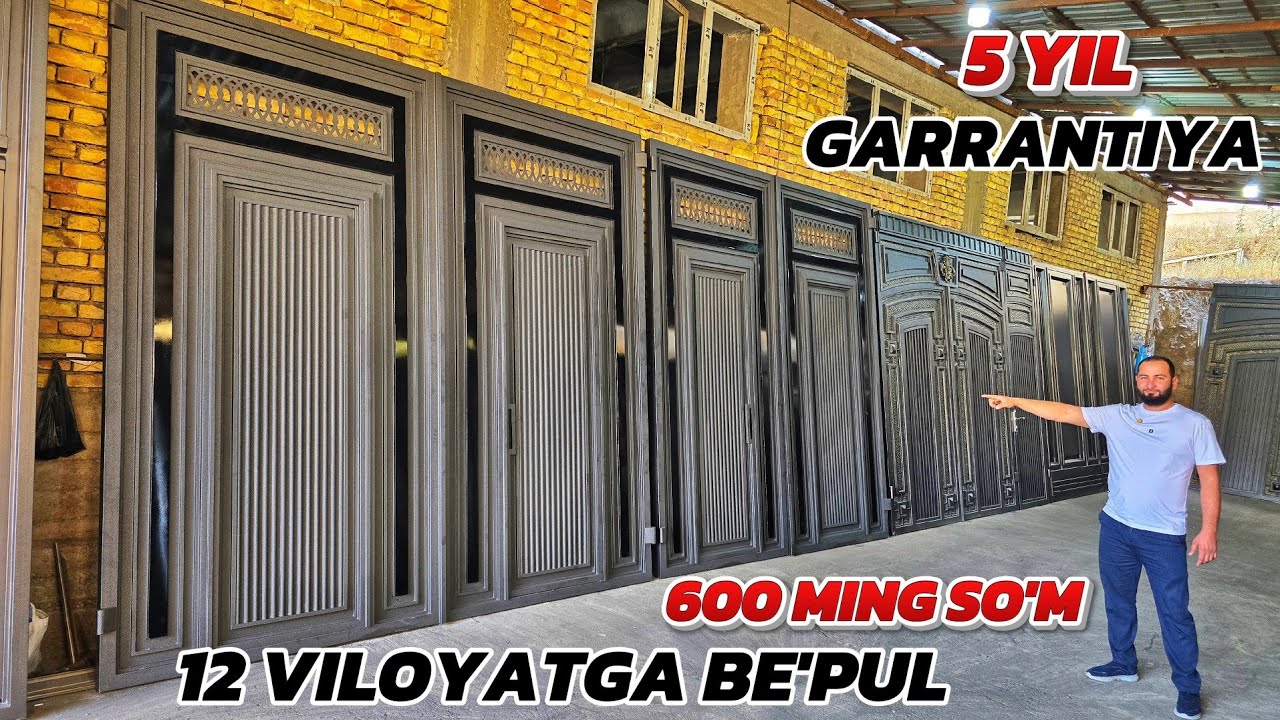 5 YIL KAFOLAT BILAN YANGI FASONDAGI DARVOZAGI TEMIR DARVOZA NARXLARI..