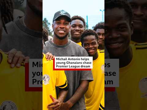 Samba Stars: Michail Antonio helps Ghanaian academy chase Premier League dreams - BBC Africa