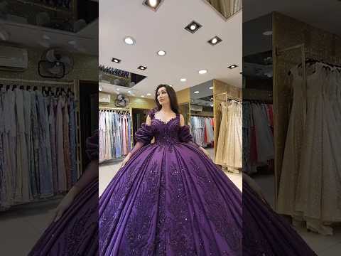 #weddingdress Amazing Bridal Dress Magenta | #Nişanlık Modelleri #فساتين_خطوبة كلوش #shortsfeed