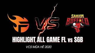 FL vs SGB (All Game) | Highlight VCS Mùa Hè 2020 | VCS Summer 2020 | Saigon Buffalo vs Team Flash