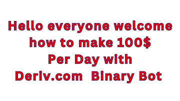 Best Settings For Deriv Bot || Best Binary Bot