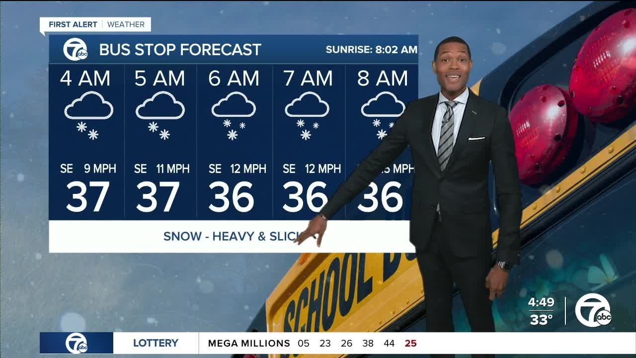 Metro Detroit Weather: Winter weather advisory in effect - YouTube
