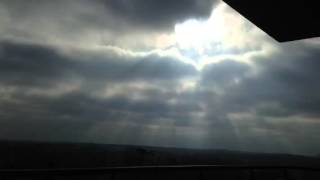 December 5th sun beams and cloud action