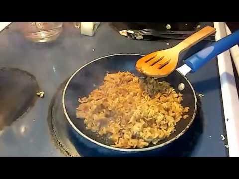 How to make a simple fried noodle with Ramen