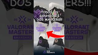 TODOS OS GANHADORES DOS MARTERS!!! #valorant #valorantvct #shorts