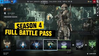 Battlefield 6 Season 4 Full Battle Pass Showcase Tier 1 To 100 BF6 Season 4 Battle Pass