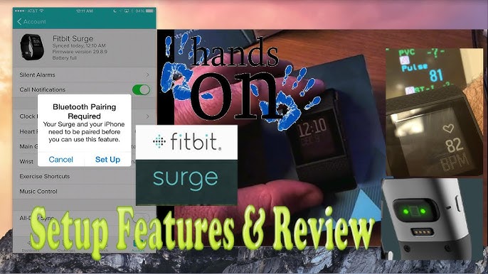 Bliv oppe Dominerende Berolige Setting Up The FitBit Surge - YouTube