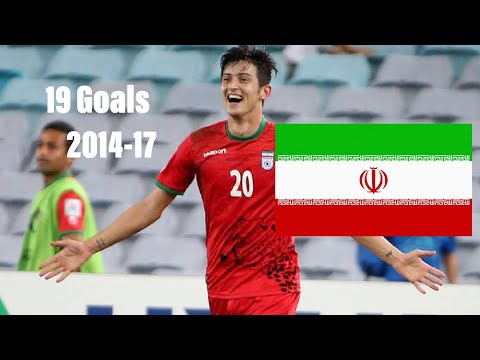 Sardar AZMOUN | All Goals For Iran Since 2014 (15 Goals)
