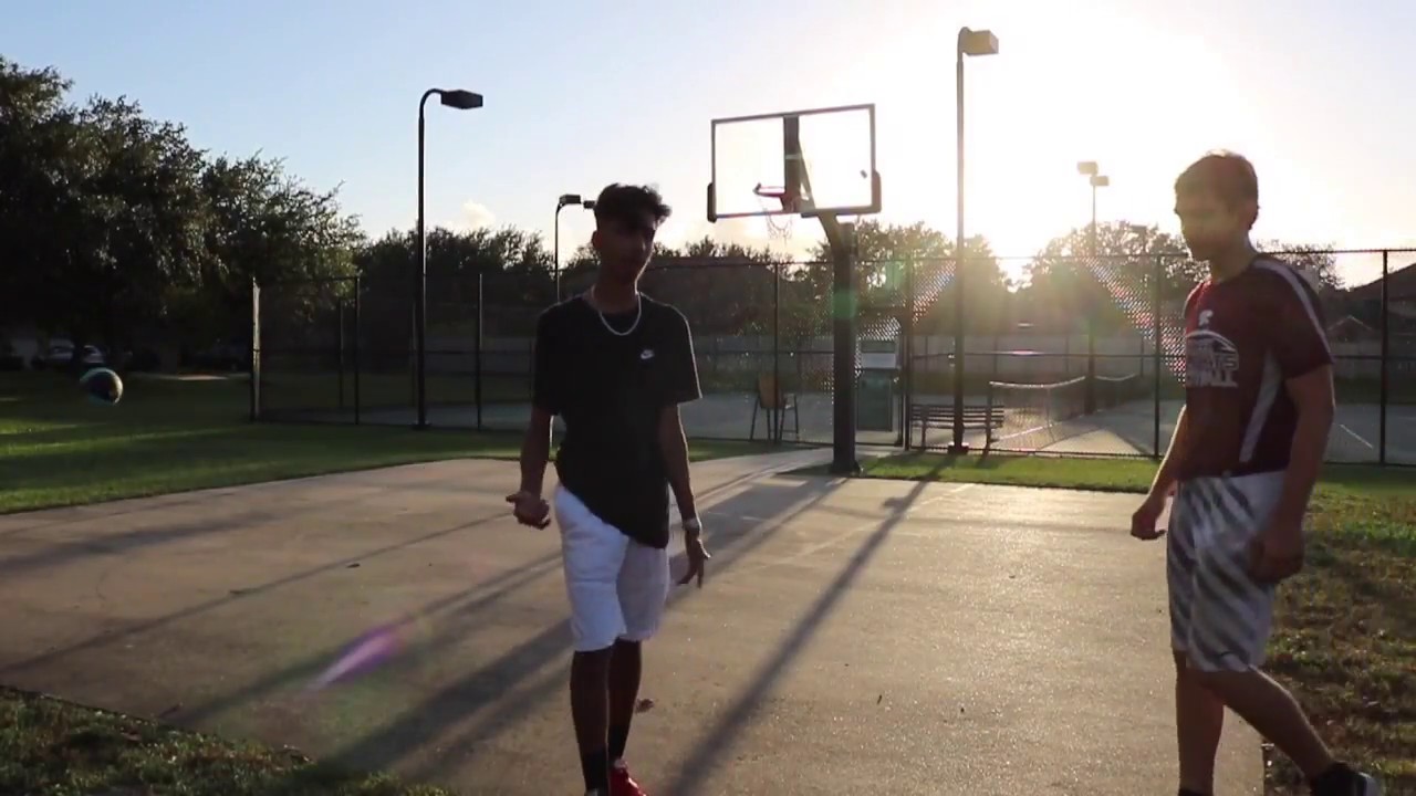 PLAYING AGAINST VARSITY PLAYER MATTHEW ETZEL 1v1!