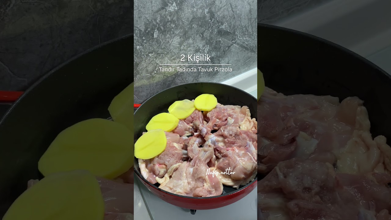 🔥 Tek Tencerede Tandır Tadında Lokum Gibi Tavuk Pirzola & Patates 🫠 #youtubeshorts #food