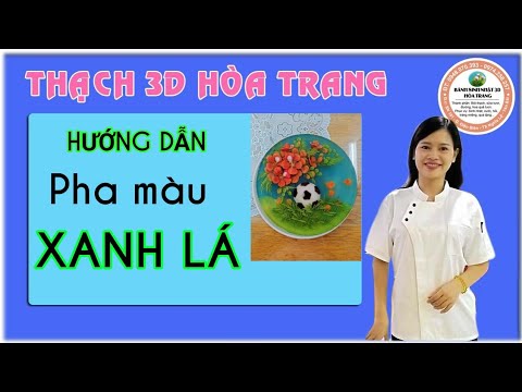 Video CÁCH PHA MÀU XANH LÁ TỪ LÁ DỨA NẾP TƯƠI - THẠCH 3D HOA... - youtube