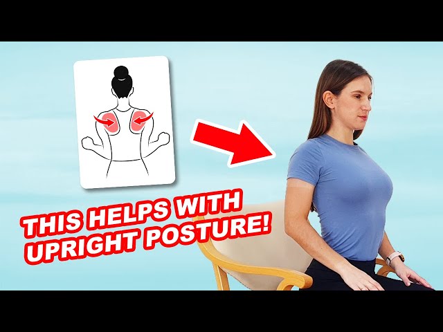 This Exercise HELPS With YOUR Upright Posture! ( Great For Seniors! ) 