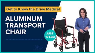 Lightweight Aluminum Transport Chair From Drive Medical