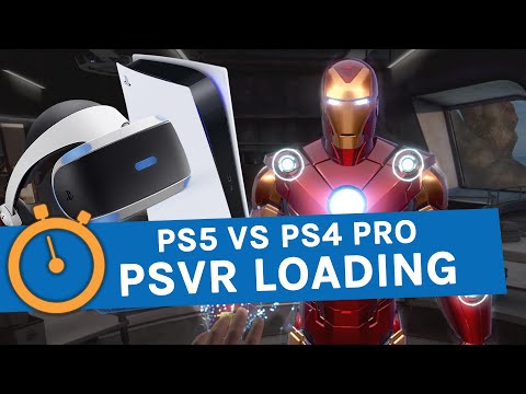PSVR Load Times Comparison PS4 Pro vs PS5 - HUGE Differences!