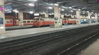 7035次七堵發車經由西部幹線開往樹林調車場的E404+E402雙電頭+明天642次復興號編組