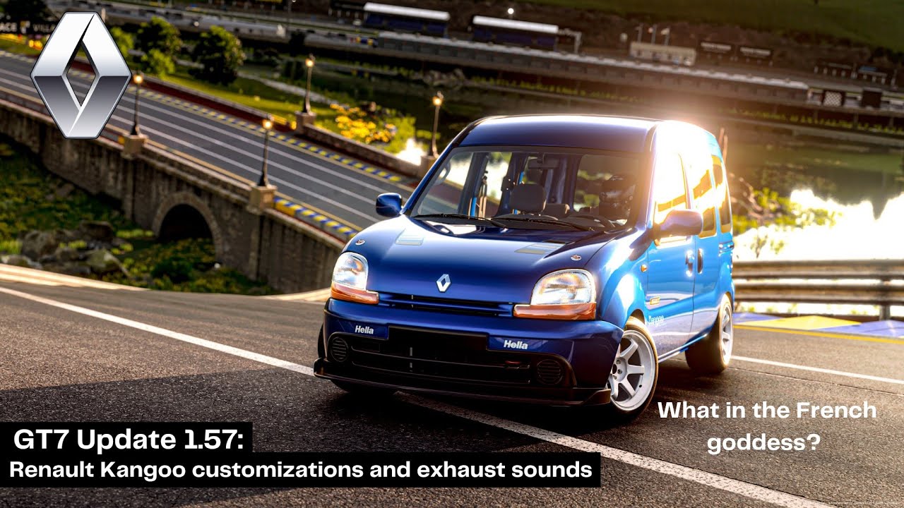GT7 Update 1.57: Renault Kangoo customizations and exhaust sounds