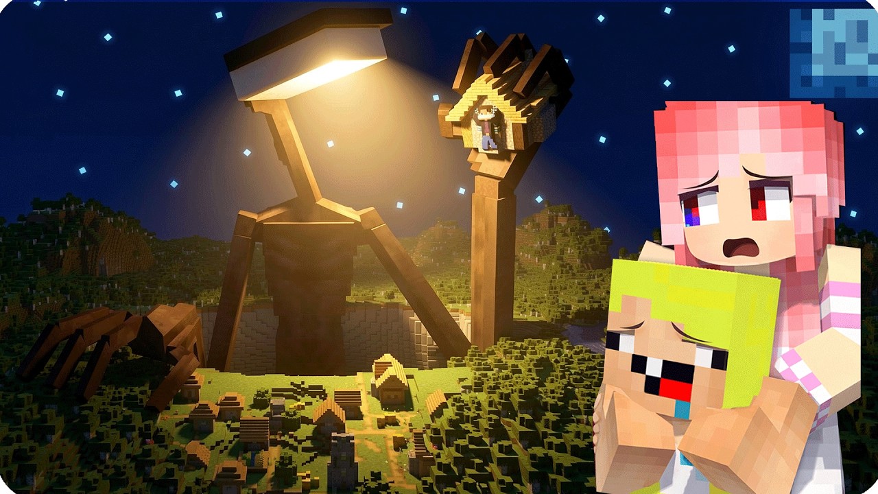 😰ЗРЯ мы ПОПАЛИ в МИР ЛАМПОГОЛОВОГО в МАЙНКРАФТ! ЛЕСКА