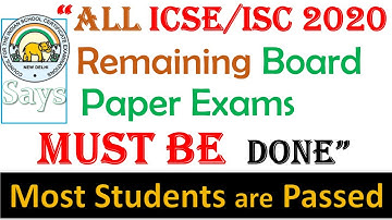 ICSE Class 10 Board Exam 2020 and ISC Class 12 Board Exam 2020 Must Go On/Be Ready for Board Exams